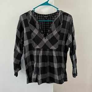 Madewell boheme plaid shirt